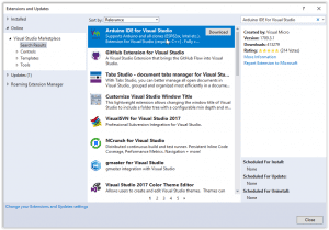 Búsqueda de Arduino IDE for Visual Studio